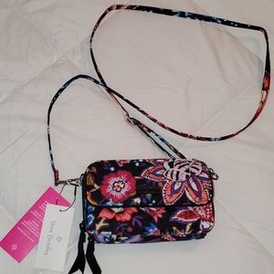 New Vera Bradley Crossbody/Wristlet Wallet